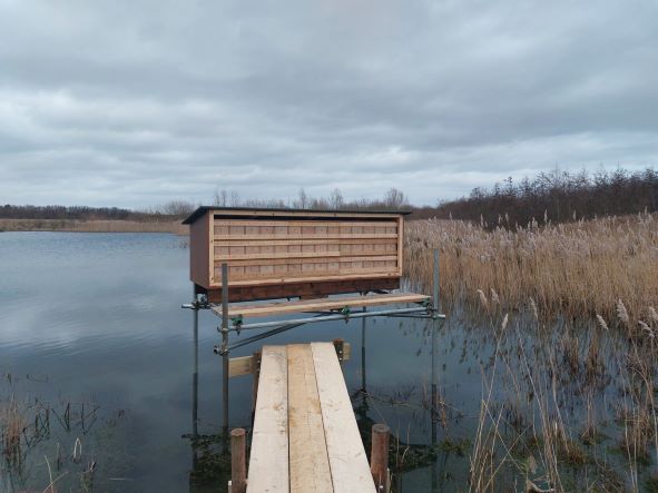 Nest boxes numbered